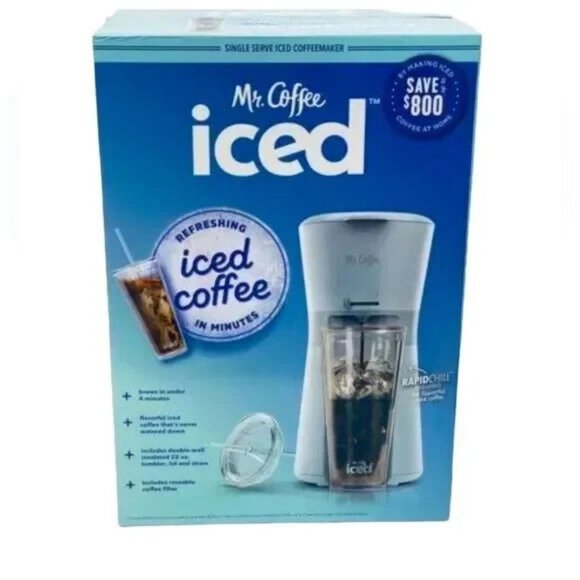 Mr. Coffee Kitchen Mr Coffee Iced Coffee Maker With Reusable